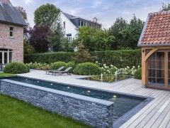 't Groene Plan Unieke waterkleur  door blue grey folie 